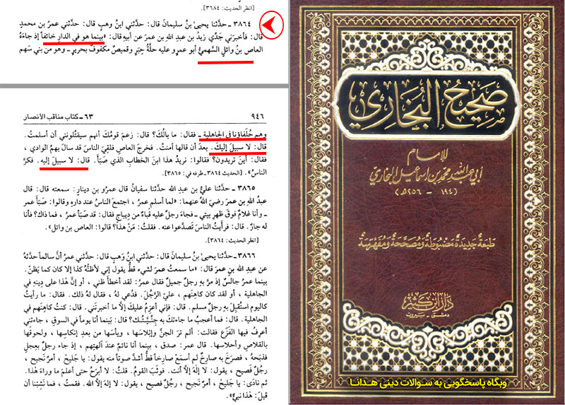 اسلام عمر بن الخطاب في صحيح البخاري