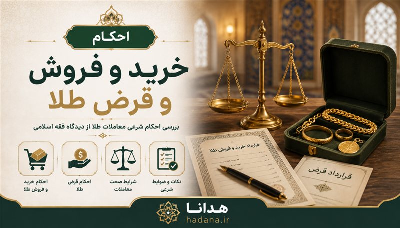 احکام خرید و فروش و قرض طلا